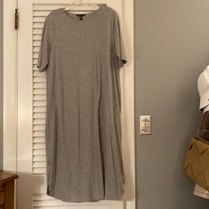 Eileen Fisher long gray cotton dress. I have never worn, too long